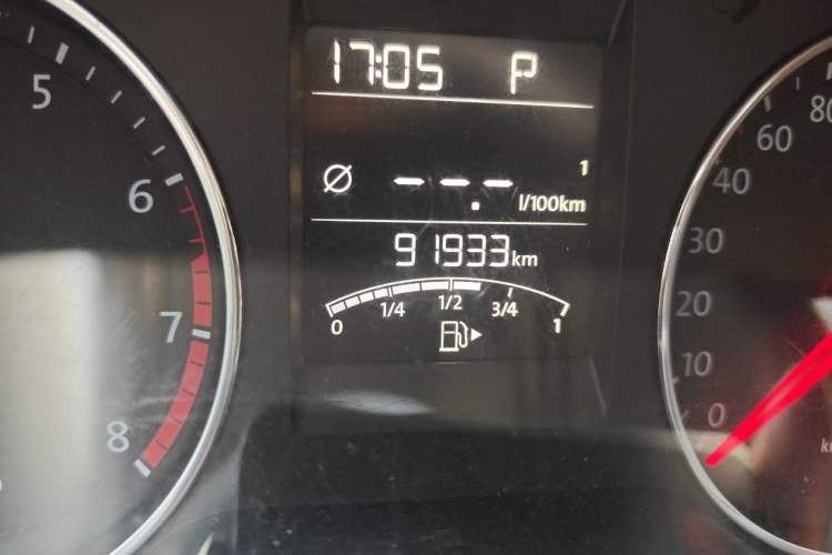 Used Volkswagen Polo 2014 1.4L Automatic Comfort Edition Odometer Close Up
