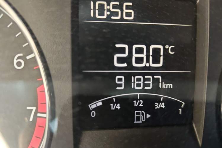Used Volkswagen Polo 2014 1.4L Manual Fashion Edition Odometer Close Up