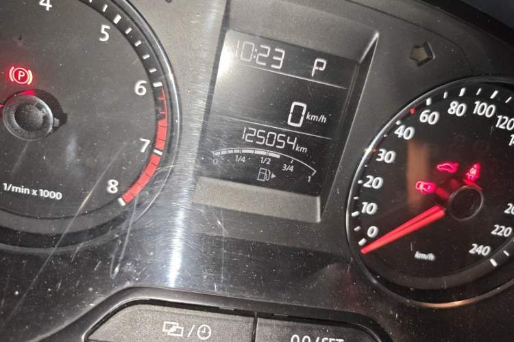 Used Volkswagen Polo 2014 1.4L Automatic Comfort Edition Odometer Close Up