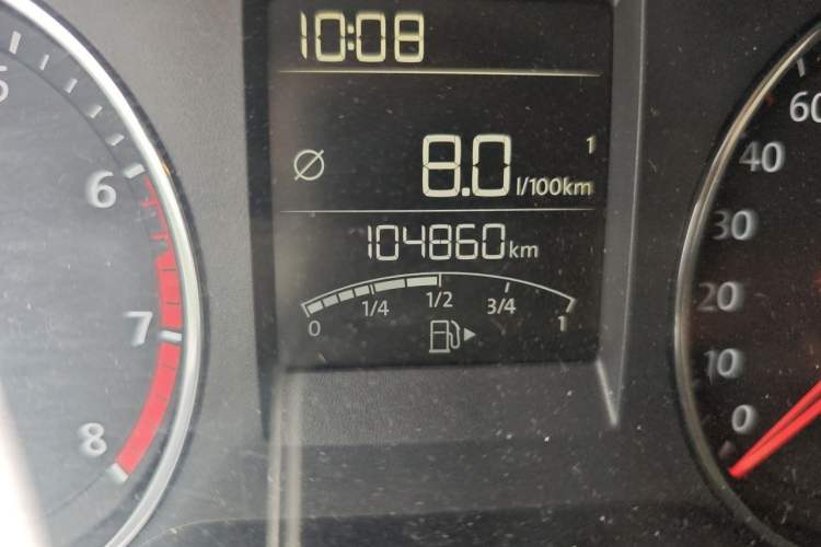 Used Volkswagen Polo 2014 1.4L Manual Comfort Edition Odometer Close Up