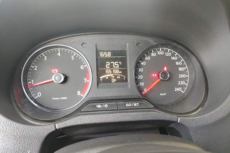 Used Volkswagen Polo 2014 1.4L Manual Fashion Edition Odometer Close Up