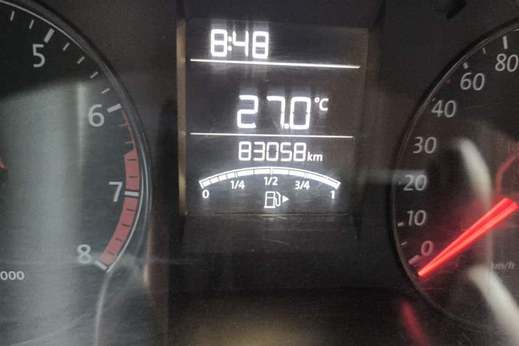 Used Volkswagen Polo 2014 1.4L Manual Fashion Edition Odometer Close Up