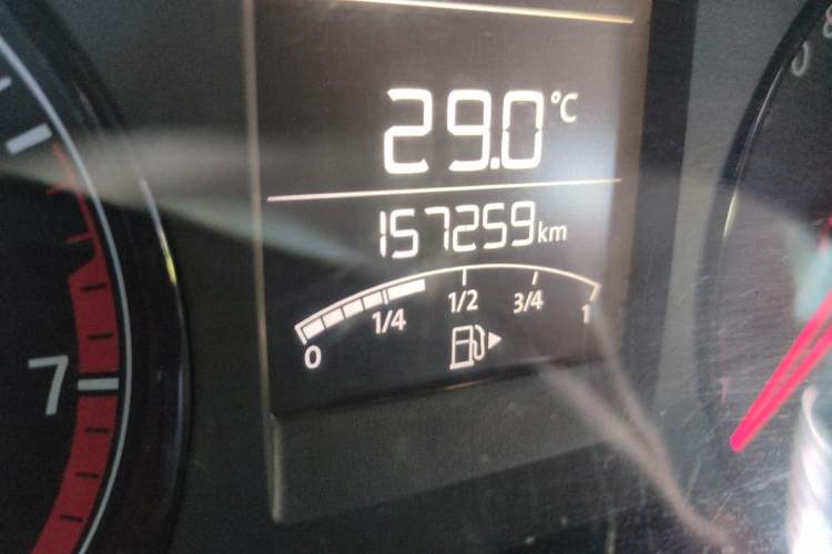 Used Volkswagen Polo 2014 1.4L Manual Fashion Edition Odometer Close Up