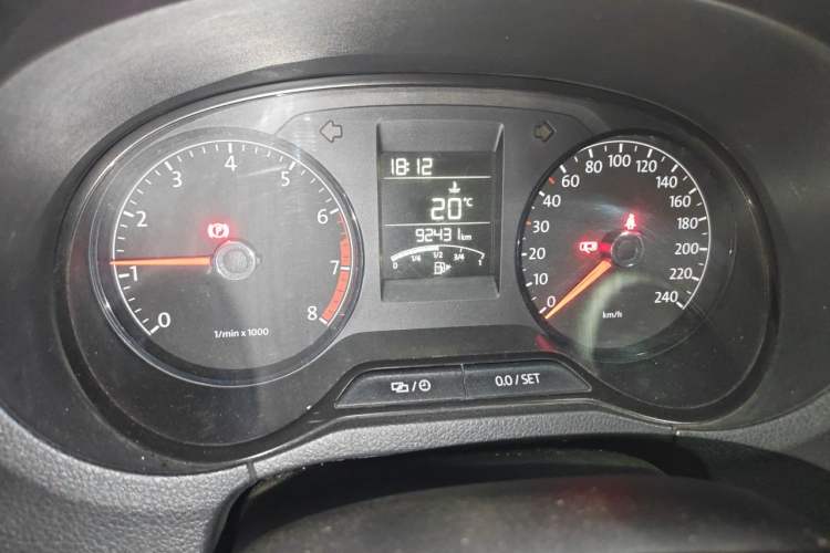Used Volkswagen Polo 2014 1.4L Manual Fashion Edition Odometer Close Up