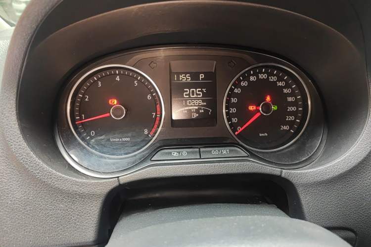 Used Volkswagen Polo 2014 1.6L Automatic Comfort Edition Odometer Close Up