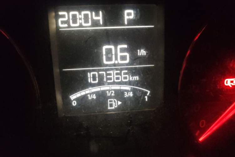 Used Volkswagen Polo 2014 1.4L Automatic Comfort Edition Odometer Close Up