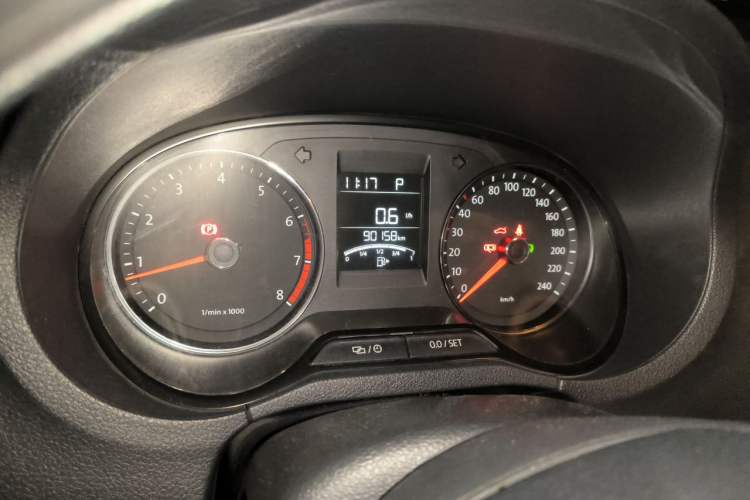 Used Volkswagen Polo 2014 1.6L Automatic Comfort Edition Odometer Close Up