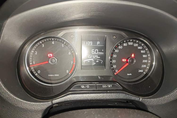 Used Volkswagen Polo 2014 1.6L Automatic Comfort Edition Odometer Close Up