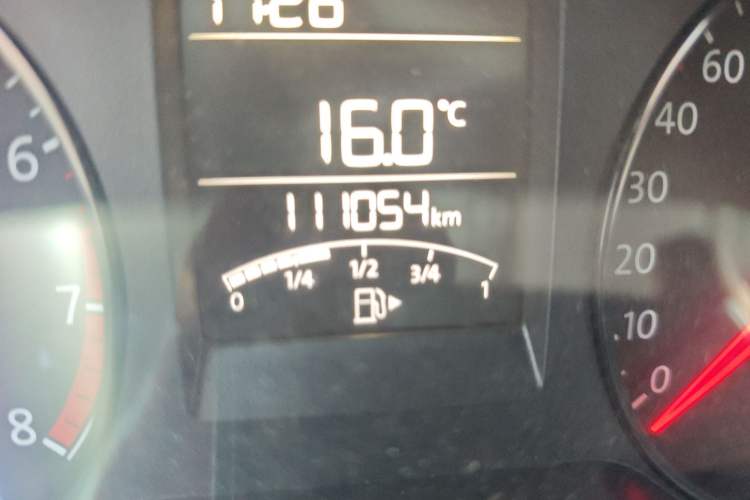 Used Volkswagen Polo 2014 1.4L Manual Fashion Edition Odometer Close Up