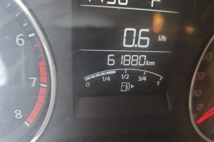 Used Volkswagen Polo 2014 1.4L Automatic Luxury Edition Odometer Close Up