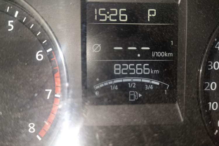 Used Volkswagen Polo 2014 1.4L Automatic Comfort Edition Odometer Close Up
