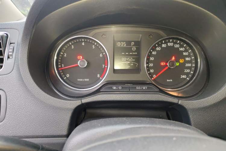 Used Volkswagen Polo 2014 1.4L Automatic Comfort Edition Odometer Close Up
