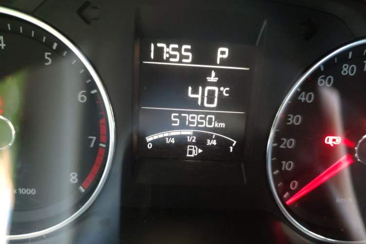 Used Volkswagen Polo 2014 1.4L Automatic Comfort Edition Odometer Close Up