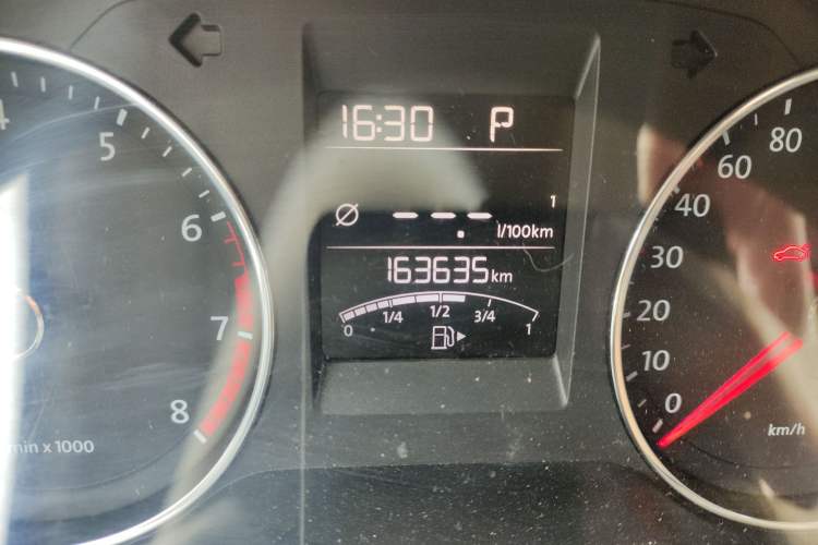 Used Volkswagen Polo 2014 1.4L Automatic Comfort Edition Odometer Close Up