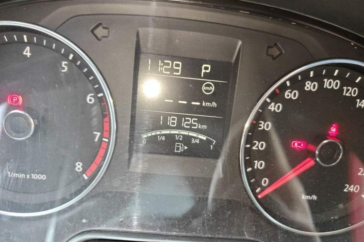 Used Volkswagen Polo 2014 1.6L Automatic Luxury Edition Odometer Close Up
