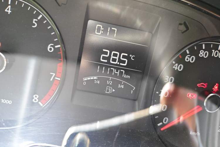 Used Volkswagen Polo 2014 1.4L Manual Fashion Edition Odometer Close Up