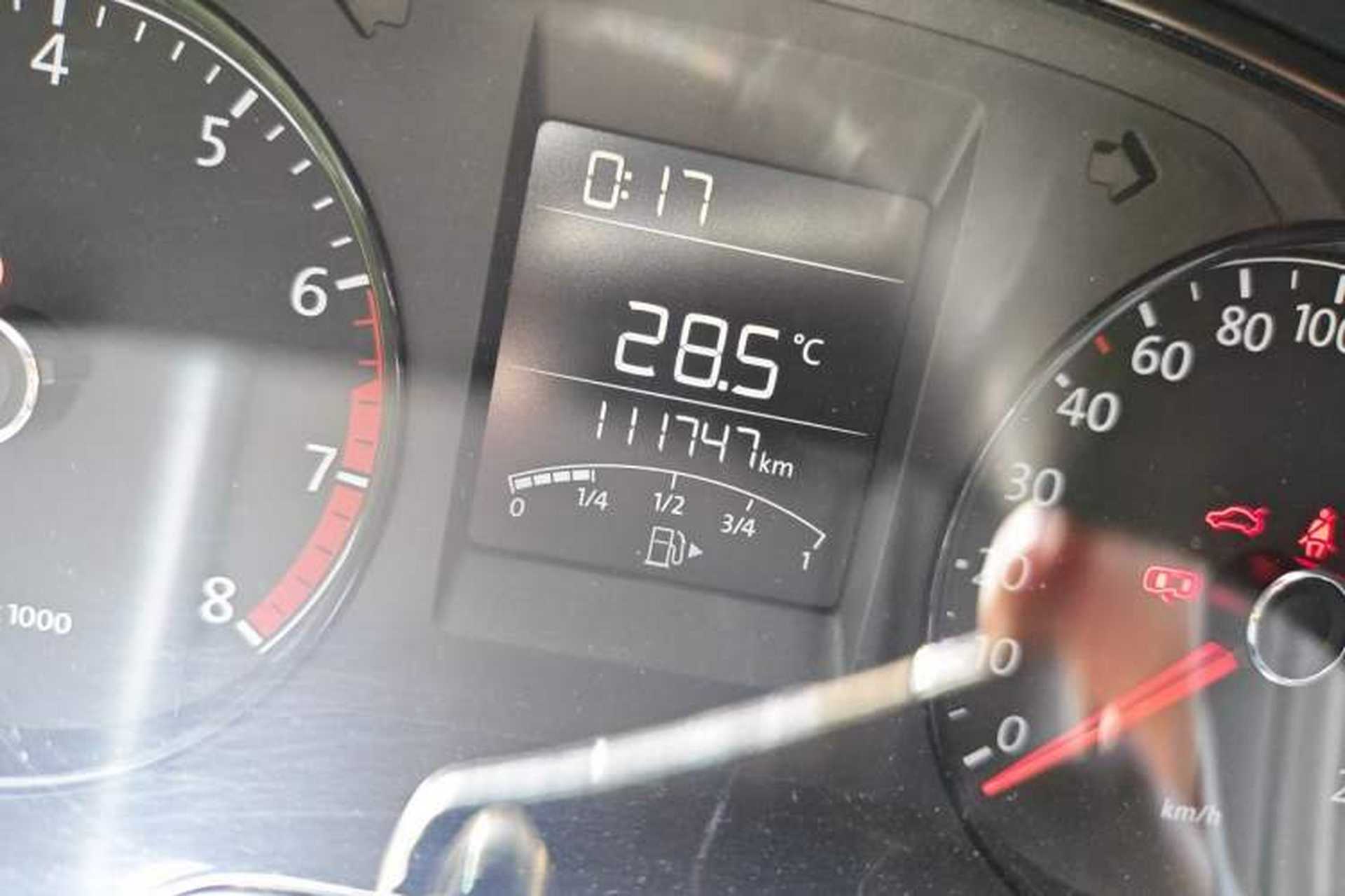 Used Volkswagen Polo 2014 1.4L Manual Fashion Edition Odometer Close Up