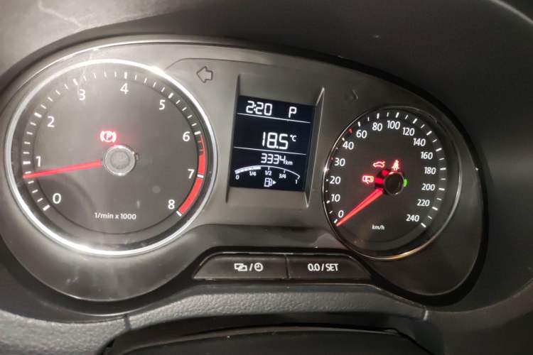 Used Volkswagen Polo 2014 1.6L Automatic Comfort Edition Odometer Close Up