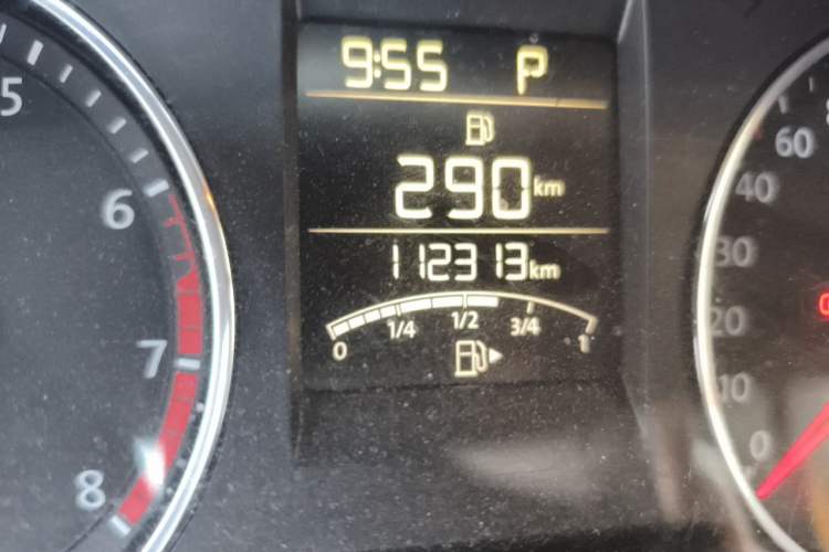 Used Volkswagen Polo 2014 1.6L Automatic Comfort Edition Odometer Close Up