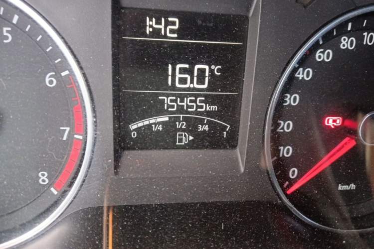 Used Volkswagen Polo 2014 1.4L Manual Fashion Edition Odometer Close Up