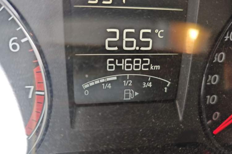 Used Volkswagen Polo 2014 1.4L Manual Fashion Edition Odometer Close Up