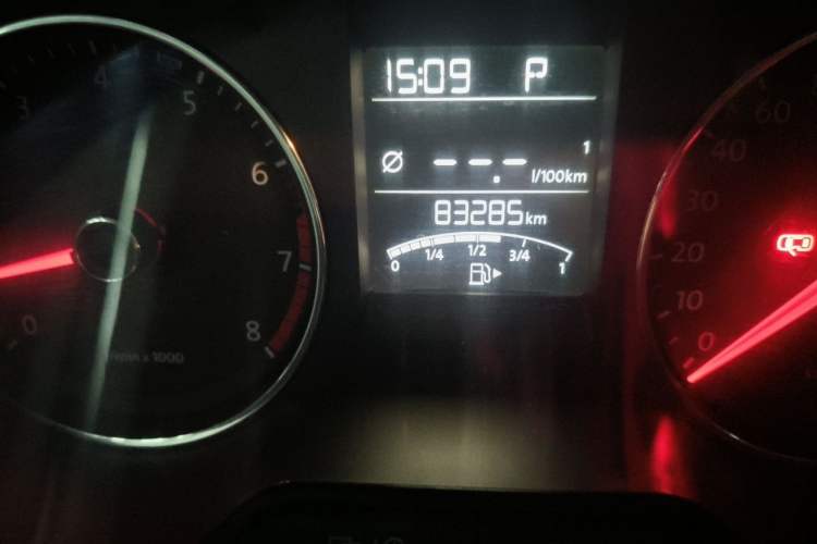 Used Volkswagen Polo 2014 1.4L Automatic Comfort Edition Odometer Close Up