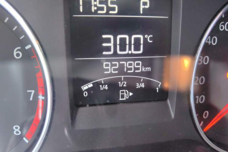 Used Volkswagen Polo 2014 1.4L Automatic Luxury Edition Odometer Close Up