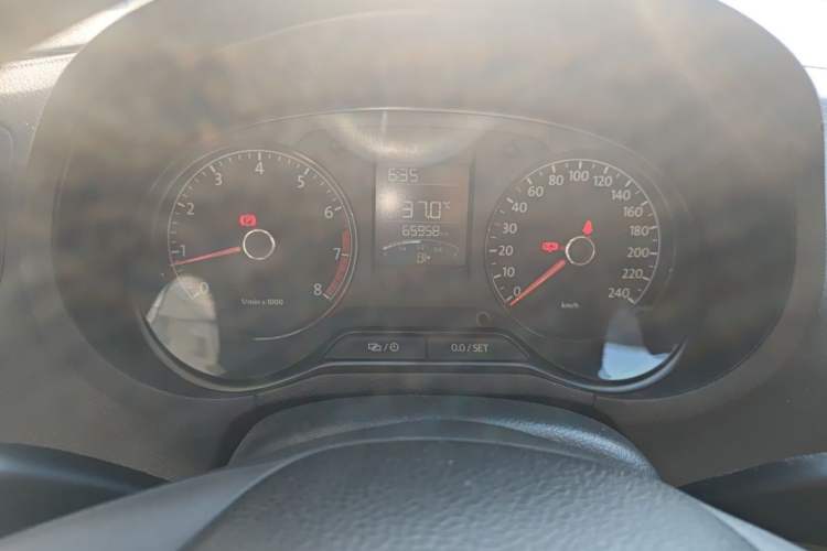 Used Volkswagen Polo 2014 1.4L Manual Fashion Edition Odometer Close Up