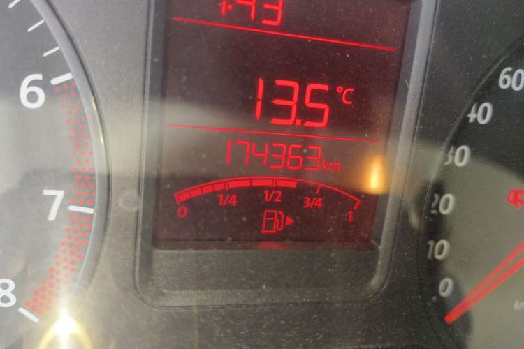 Used Volkswagen Polo 2014 1.4L Manual Fashion Edition Odometer Close Up