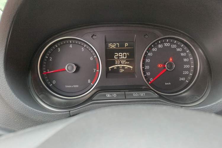 Used Volkswagen Polo 2014 1.4L Automatic Comfort Edition Odometer Close Up