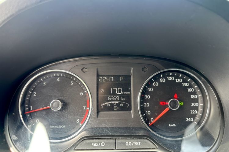 Used Volkswagen Polo 2014 1.4L Automatic Comfort Edition Odometer Close Up