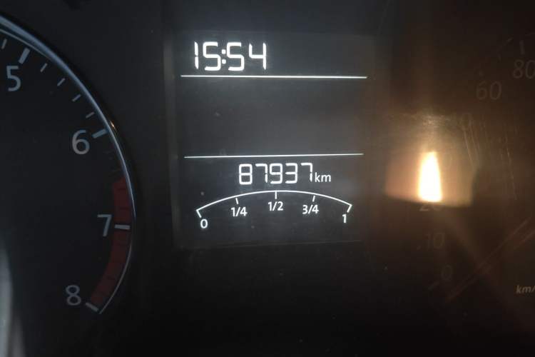 Used Volkswagen Polo 2014 1.4L Manual Fashion Edition Odometer Close Up