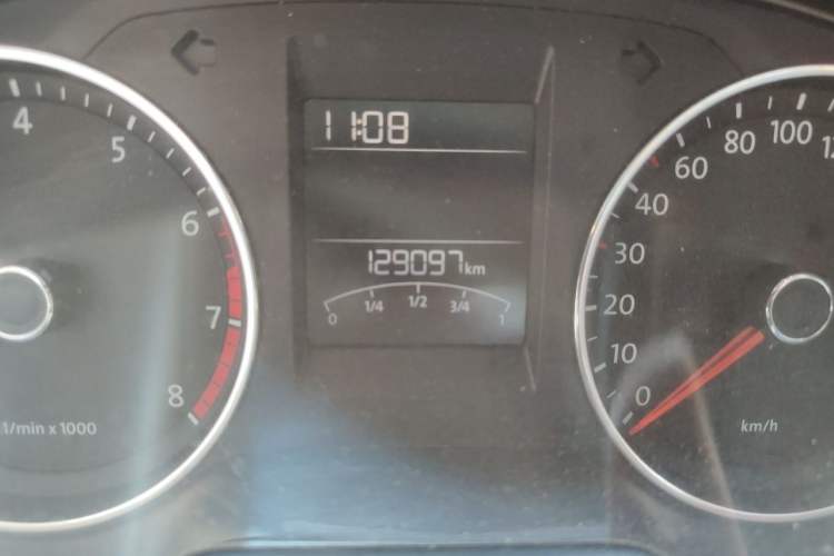 Used Volkswagen Polo 2014 1.6L Automatic Luxury Edition Odometer Close Up