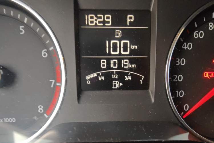 Used Volkswagen Polo 2014 1.4L Automatic Comfort Edition Odometer Close Up