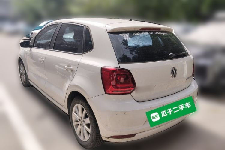 Used Volkswagen Polo 2014 1.6L Automatic Comfort Edition Rear Left 45 Deg