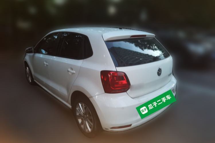 Used Volkswagen Polo 2014 1.6L Automatic Comfort Edition Rear Left 45 Deg