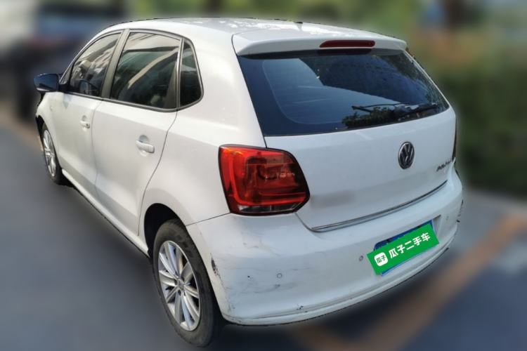 Used Volkswagen Polo 2014 1.6L Automatic Comfort Edition Rear Left 45 Deg