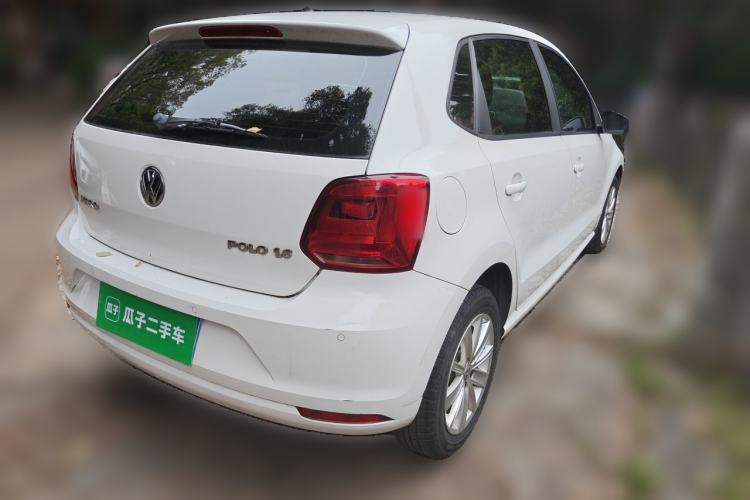 Used Volkswagen Polo 2014 1.6L Automatic Comfort Edition Rear Right 45 Deg