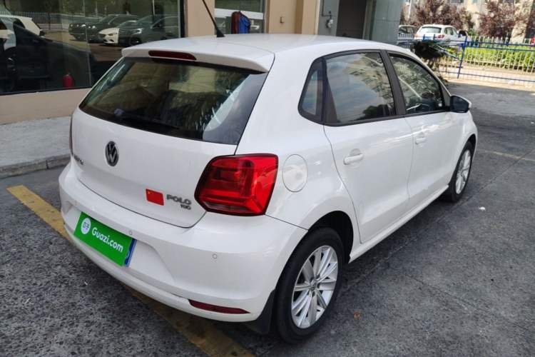 Used Volkswagen Polo 2014 1.6L Automatic Comfort Edition Rear Right 45 Deg