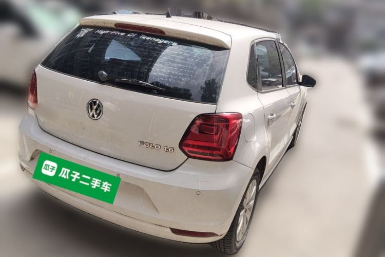 Used Volkswagen Polo 2014 1.6L Automatic Comfort Edition Rear Right 45 Deg
