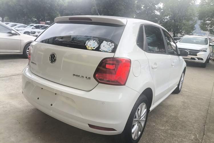 Used Volkswagen Polo 2014 1.6L Automatic Comfort Edition Rear Right 45 Deg