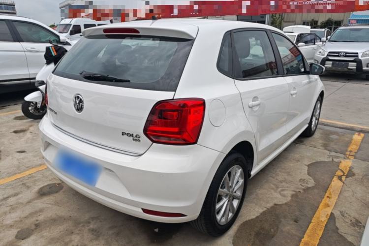 Used Volkswagen Polo 2014 1.6L Automatic Luxury Edition Rear Right 45 Deg