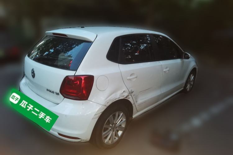 Used Volkswagen Polo 2014 1.6L Automatic Comfort Edition Rear Right 45 Deg