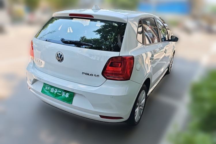 Used Volkswagen Polo 2014 1.6L Automatic Comfort Edition Rear Right 45 Deg