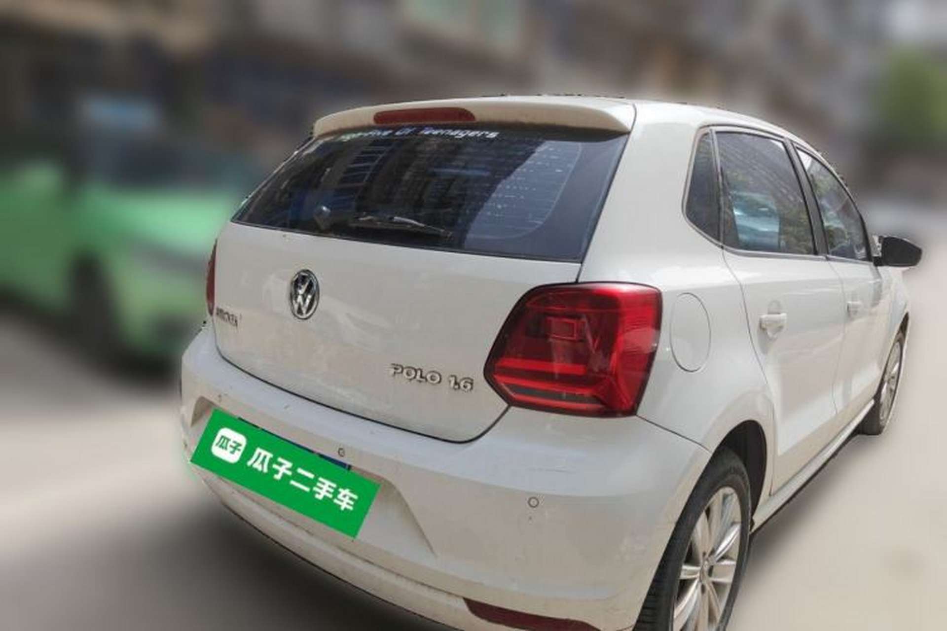 Used Volkswagen Polo 2014 1.6L Automatic Comfort Edition Rear Right 45 Deg