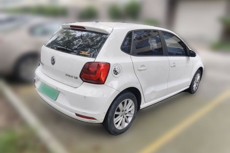 Used Volkswagen Polo 2014 1.6L Automatic Comfort Edition Rear Right 45 Deg