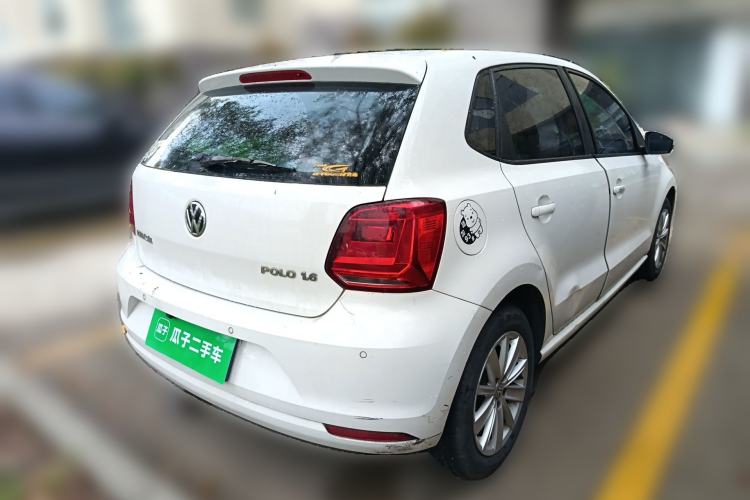 Used Volkswagen Polo 2014 1.6L Automatic Comfort Edition Rear Right 45 Deg