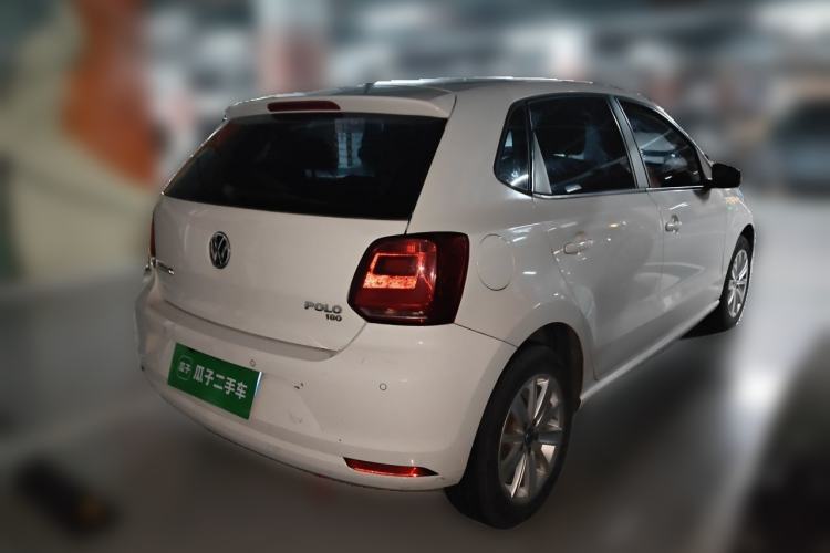 Used Volkswagen Polo 2014 1.6L Automatic Comfort Edition Rear Right 45 Deg