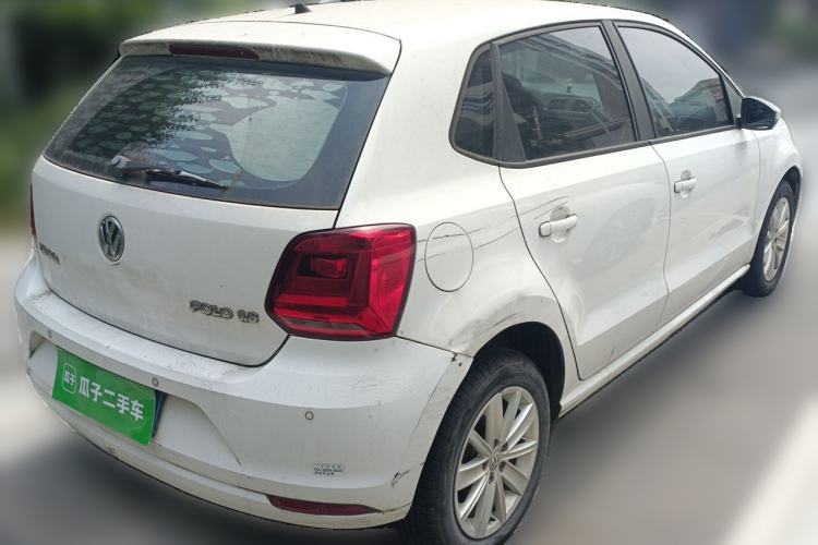 Used Volkswagen Polo 2014 1.6L Automatic Comfort Edition Rear Right 45 Deg