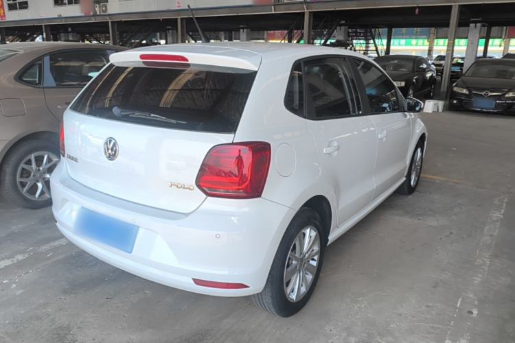 Used Volkswagen Polo 2014 1.6L Automatic Comfort Edition Rear Right 45 Deg